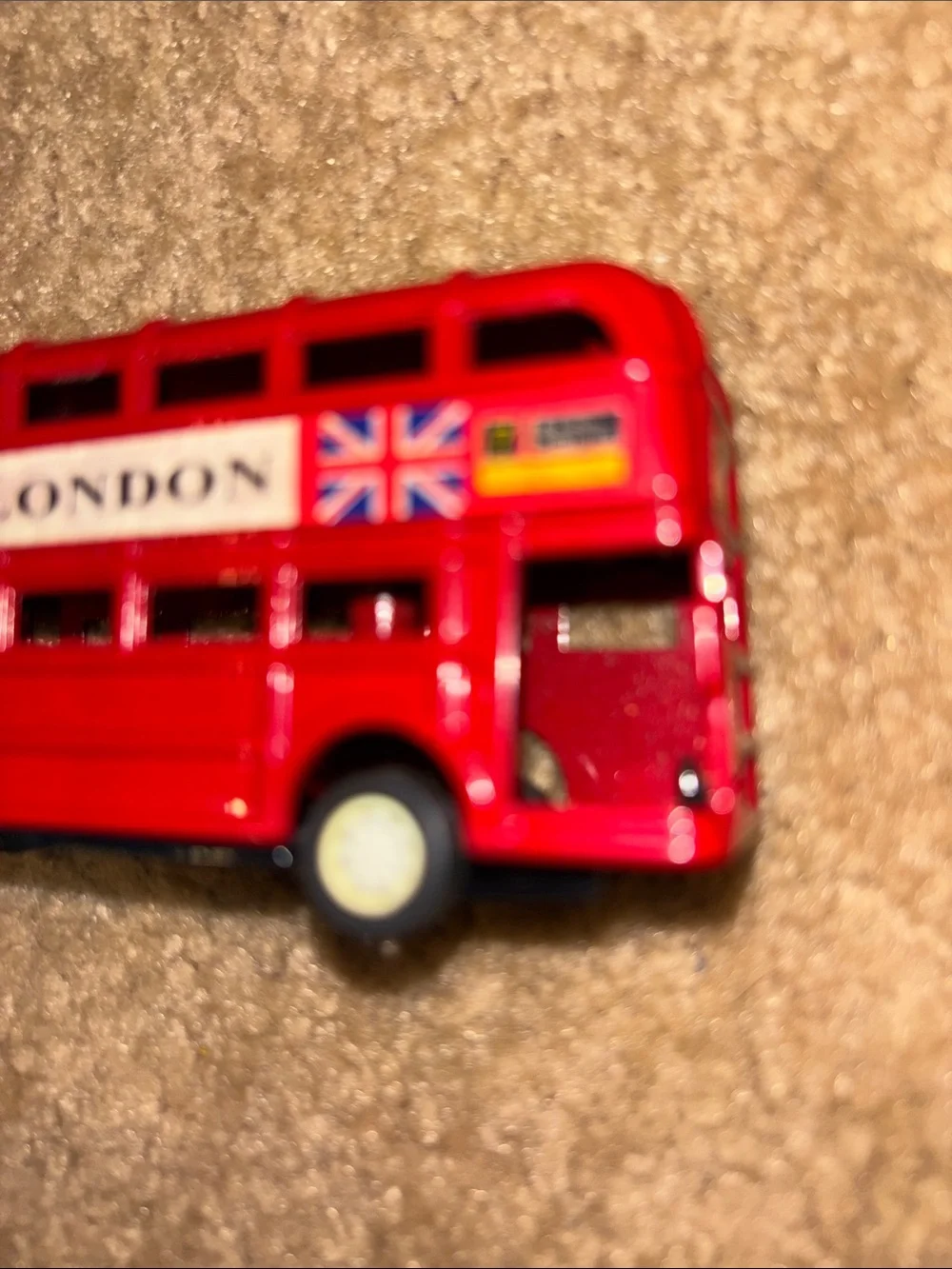 London Double-Decker Toy Bus - Red Kids Vehicle